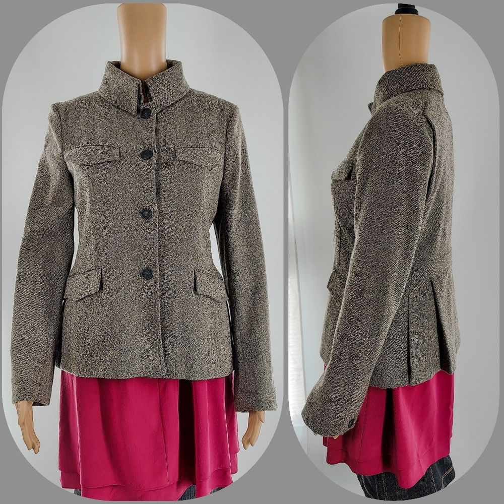 Rag & Bone Military High Neck Wool Jacket 2
